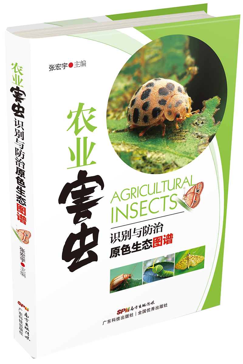农业害虫识别与防治原色生态图谱（图文并茂地介绍了百余种主要农业害虫的田间识别、危害与防治方法，在高清照片中重点突出和标识每种害虫3~5个关键田间识别特征。)